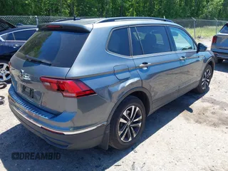 2024 Volkswagen Tiguan S with VIN 3VVRB7AX5RM142006, listed as a IAAI auction lot 42199560 with 235 mi miles and . Bid and sale history available at DreamBid. Image 4.