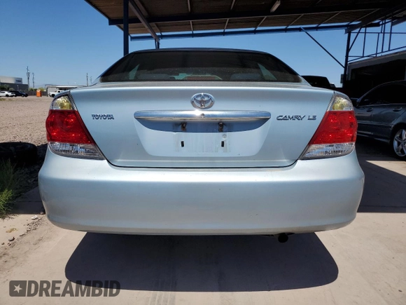 2006 Toyota Camry STD with VIN 4T1BE32K86U653912, listed as a Copart auction lot 54337295 with 196,861 mi miles and Salvage Title. Bid and sale history available at DreamBid. Image 6.