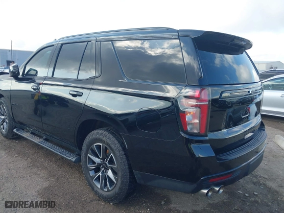 2024 Chevrolet Tahoe Z71 with VIN 1GNSKPKL9RR316256, listed as a IAAI auction lot 41467137 with 9,814 mi miles. Bid and sale history available at carsss.com. Image 3.