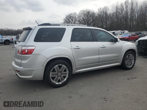 2012 GMC Acadia Denali with VIN 1GKKVTED7CJ134739, listed as a Copart auction lot 46026135 with 129,251 mi miles and Salvage Title. Bid and sale history available at carsss.com. Image 3.