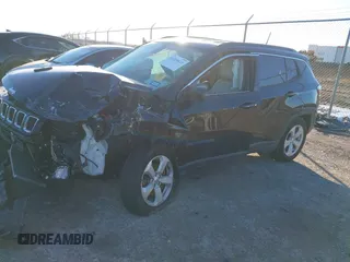 2019 Jeep Compass Latitude with VIN 3C4NJCBB1KT851846, listed as a IAAI auction lot 41219621 with 56,626 mi miles and . Bid and sale history available at DreamBid. Image 2.
