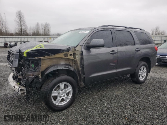 2015 Toyota Sequoia SR5 with VIN 5TDBY5G14FS126333, listed as a Copart auction lot 81995914 with 87,313 mi miles and Salvage Title. Bid and sale history available at carsss.com. Image 1.