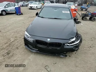 2017 BMW 3 Series 330e iPerformance with VIN WBA8E1C58HK895185, listed as a Copart auction lot 49287055 with 61,391 mi miles and Salvage Title. Bid and sale history available at carsss.com. Image 10.