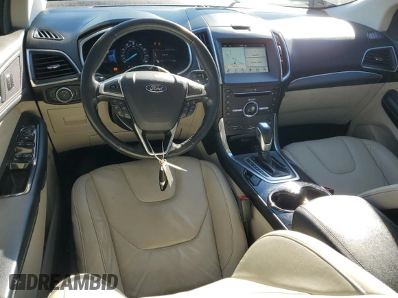 2016 Ford Edge Titanium with VIN 2FMPK3K91GBB06466, listed as a Copart auction lot 82827144 with 108,092 mi miles and Salvage Title. Bid and sale history available at carsss.com. Image 8.