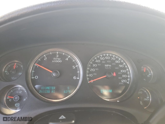 2010 Chevrolet Suburban Commercial with VIN 1GNUKHE30AR238285, listed as a Copart auction lot 80736234 with 260,330 mi miles and Salvage Title. Bid and sale history available at carsss.com. Image 9.