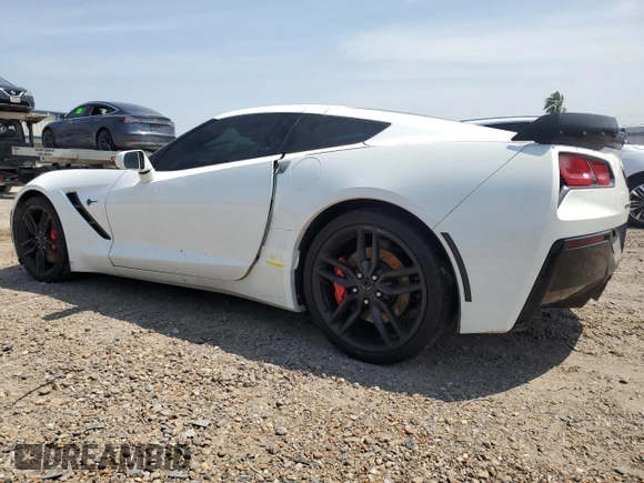 2019 Chevrolet Corvette Z51 2LT with VIN 1G1YK2D71K5121683, listed as a Copart auction lot 51369445 with 48,280 mi miles and Salvage Title. Bid and sale history available at carsss.com. Image 2.