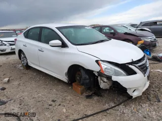 2013 Nissan Sentra SV with VIN 3N1AB7AP6DL690173, listed as a Copart auction lot 50969755 with 114,304 mi miles and Salvage Title. Bid and sale history available at carsss.com. Image 4.