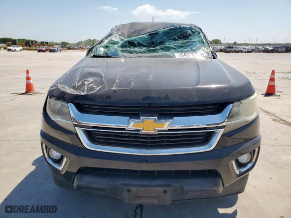 2015 Chevrolet Colorado 2WD LT with VIN 1GCGSBEA8F1227378, listed as a Copart auction lot 53431705 with 100,148 mi miles and Salvage Title. Bid and sale history available at carsss.com. Image 5.