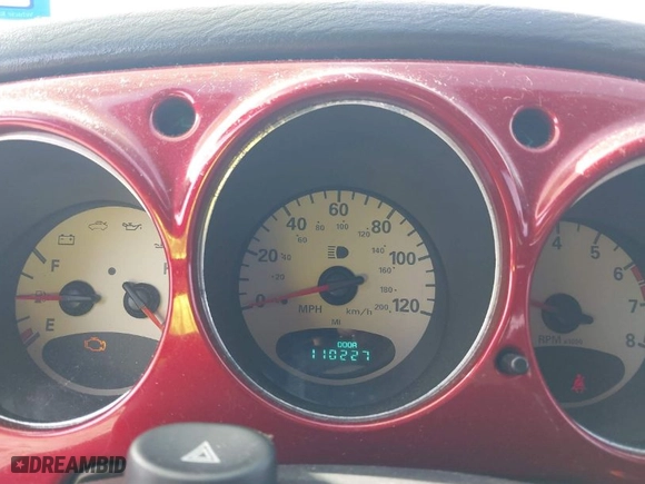 2005 Chrysler PT Cruiser Touring with VIN 3C3EY55E55T291089, listed as a IAAI auction lot 41784960 with 110,227 mi miles. Bid and sale history available at carsss.com. Image 7.