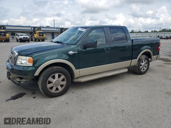 2008 Ford F-150 XLT with VIN 1FTPW12V38KB31466, listed as a Copart auction lot 54138665 with 133,029 mi miles and Salvage title. Bid and sale history available at DreamBid. Image 1.
