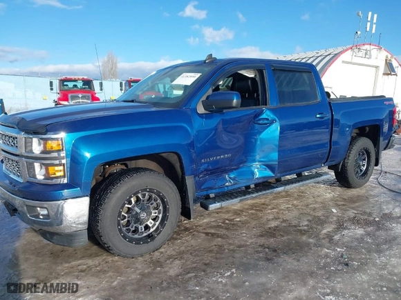 2015 Chevrolet Silverado 1500 LT with VIN 3GCUKRECXFG286057, listed as a IAAI auction lot 41382890 with NaN miles. Bid and sale history available at carsss.com. Image 6.