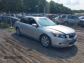 2009 Honda Accord EX-L with VIN 1HGCP36839A027421, listed as a IAAI auction lot 40128806 with 198,610 mi miles and . Bid and sale history available at DreamBid. Image 1.