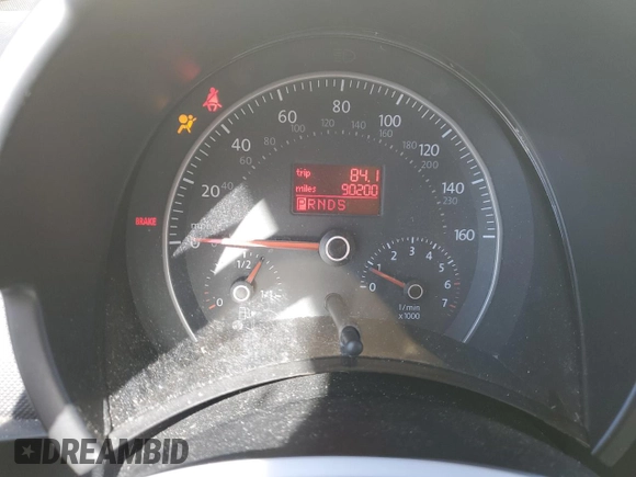 2010 Volkswagen Beetle with VIN 3VWRG3ALXAM009183, listed as a Copart auction lot 45583105 with 90,200 mi miles and Salvage Title. Bid and sale history available at DreamBid. Image 9.
