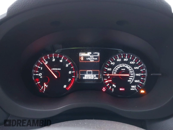 2019 Subaru WRX Premium with VIN JF1VA1B63K9815324, listed as a IAAI auction lot 41509268 with 84,352 mi miles. Bid and sale history available at carsss.com. Image 7.