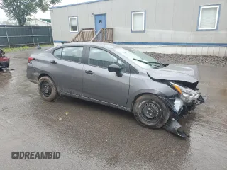 2025 Nissan Versa S с VIN 3N1CN8DVXSL836295, выставлен на аукционе Copart как лот 61004235 с пробегом 7 417 миль миль и Списание • Salvage title. История ставок и продаж доступна на DreamBid. Изображение 4.