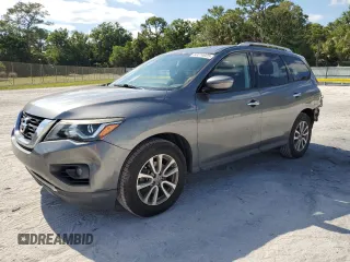2018 Nissan Pathfinder SV with VIN 5N1DR2MN3JC634407, listed as a Copart auction lot 53274025 with 133,214 mi miles and Salvage Title. Bid and sale history available at carsss.com. Image 1.