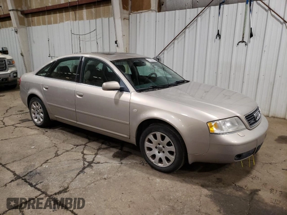 1999 Audi A6 with VIN WAUBA24B8XN124802, listed as a Copart auction lot 81090894 with 20,672 mi miles and Clean Title. Bid and sale history available at carsss.com. Image 4.