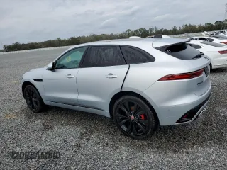2021 Jaguar F-Pace R-Dynamic S with VIN SADCT2FU1MA663897, listed as a Copart auction lot 85629124 with 60,305 mi miles and Salvage title. Bid and sale history available at DreamBid. Image 2.