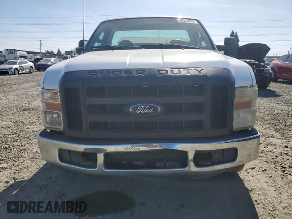 2008 Ford F-250 with VIN 1FTSF20R08EB11969, listed as a Copart auction lot 46928275 with 126,135 mi miles and Salvage title. Bid and sale history available at DreamBid. Image 5.