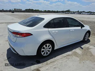 2022 Toyota Corolla LE with VIN 5YFEPMAE2NP388171, listed as a Copart auction lot 52139875 with 56,865 mi miles and Clean Title. Bid and sale history available at DreamBid. Image 3.