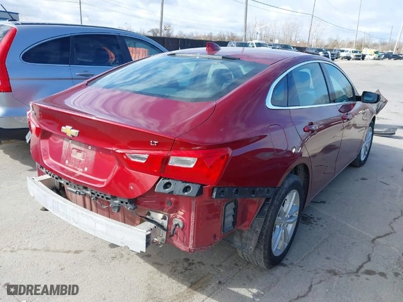 2017 Chevrolet Malibu LT with VIN 1G1ZE5ST8HF155619, listed as a IAAI auction lot 41857613 with 99,295 mi miles. Bid and sale history available at carsss.com. Image 4.