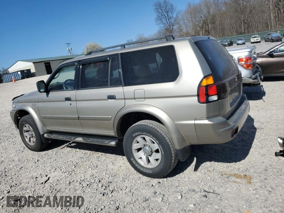 2002 Mitsubishi Montero XLS z VIN JA4MT31R42J055453, wystawiony jako Copart lot #49304455 z przebiegiem 137 106 mil mil oraz Szkoda całkowita • Salvage title. Historia ofert i sprzedaży dostępna na DreamBid. Obrazek 2.