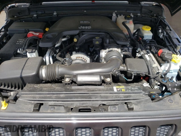 2018 Jeep Wrangler Unlimited Rubicon with VIN 1C4HJXFG1JW261472, listed as a Copart auction lot 63259345 with 60,457 mi miles and Salvage title. Bid and sale history available at DreamBid. Image 11.