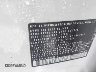 2018 Volkswagen Tiguan SEL с VIN 3VV2B7AX0JM096512, выставлен на аукционе IAAI как лот 42237884 с пробегом 60 209 миль миль и . История ставок и продаж доступна на DreamBid. Изображение 9.