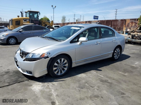 2010 Honda Civic Sdn EX with VIN 2HGFA1F88AH550958, listed as a Copart auction lot 50731575 with 128,396 mi miles and Salvage Title. Bid and sale history available at carsss.com. Image 1.