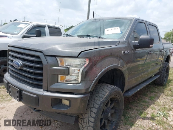 2017 Ford F-150 XL with VIN 1FTEW1EF6HKD40423, listed as a IAAI auction lot 42142735 with 155,675 mi miles. Bid and sale history available at carsss.com. Image 17.