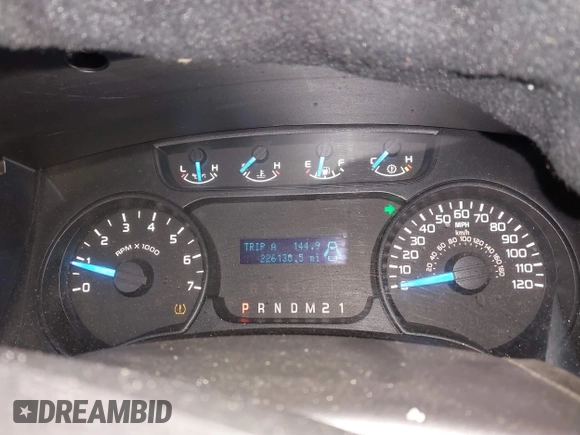 2013 Ford F-150 XL with VIN 1FTFX1CFXDFD00157, listed as a IAAI auction lot 41109981 with 226,130 mi miles. Bid and sale history available at carsss.com. Image 7.