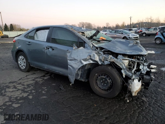 2021 Toyota Corolla L with VIN JTDDPMAE6MJ161855, listed as a Copart auction lot 84372534 with 39,286 mi miles and Salvage Title. Bid and sale history available at DreamBid. Image 4.