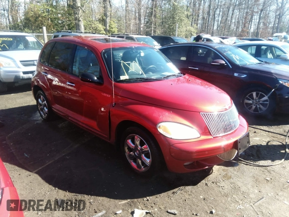 2003 Chrysler PT Cruiser Limited with VIN 3C8FY68B63T565645, listed as a IAAI auction lot 39932875 with 43,215 mi miles. Bid and sale history available at carsss.com. Image 1.