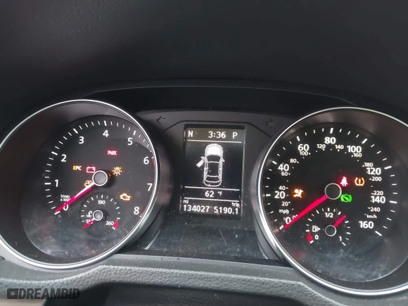 2016 Volkswagen Passat 1.8T SE w/Technology with VIN 1VWBS7A30GC013454, listed as a IAAI auction lot 41477109 with 134,027 mi miles. Bid and sale history available at carsss.com. Image 7.