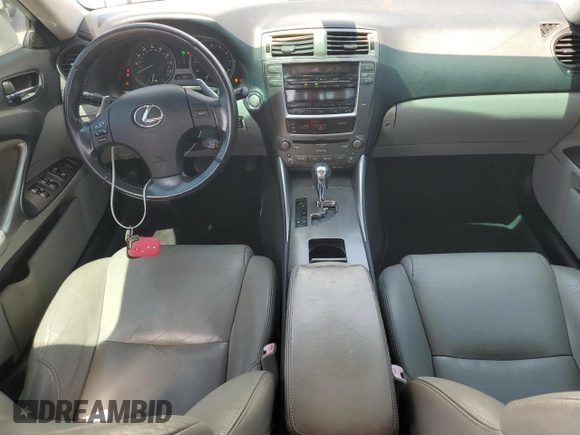 2007 Lexus IS 250 with VIN JTHBK262075042008, listed as a Copart auction lot 52261815 with 165,771 mi miles and Clean title. Bid and sale history available at DreamBid. Image 8.