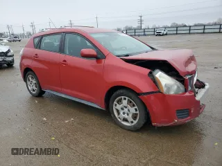 2009 Pontiac Vibe with VIN 5Y2SM67089Z409880, listed as a Copart auction lot 44072155 with 121,158 mi miles and Salvage Title. Bid and sale history available at carsss.com. Image 4.