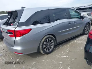 2022 Honda Odyssey EX-L with VIN 5FNRL6H72NB059451, listed as a IAAI auction lot 41454609 with 47,830 mi miles and . Bid and sale history available at DreamBid. Image 4.