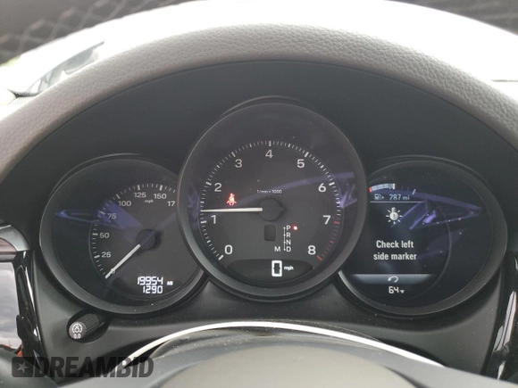 2023 Porsche Macan with VIN WP1AA2A51PLB20629, listed as a Copart auction lot 57817735 with 19,954 mi miles and Salvage title. Bid and sale history available at DreamBid. Image 9.