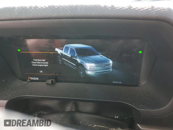 2024 Ford F-150 XLT with VIN 1FTFW3LD4RFB87701, listed as a Copart auction lot 48955865 with 1,203 mi miles and Salvage Title. Bid and sale history available at DreamBid. Image 9.