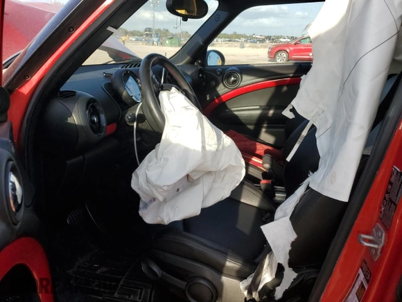2015 MINI Countryman John Cooper Works with VIN WMWXD1C55FWS34816, listed as a Copart auction lot 76278774 with Not Provided miles and Salvage Title. Bid and sale history available at DreamBid. Image 7.