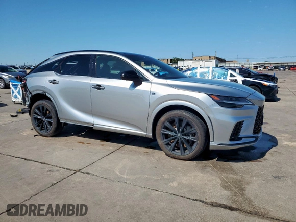 2023 Lexus RX 500h F Sport Performance with VIN 2T2BCMEA6PC006244, listed as a Copart auction lot 53938605 with 13,841 mi miles and Salvage title. Bid and sale history available at DreamBid. Image 4.
