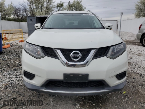 2016 Nissan Rogue SV with VIN KNMAT2MV6GP694692, listed as a Copart auction lot 46224705 with 109,939 mi miles and Salvage Title. Bid and sale history available at carsss.com. Image 5.