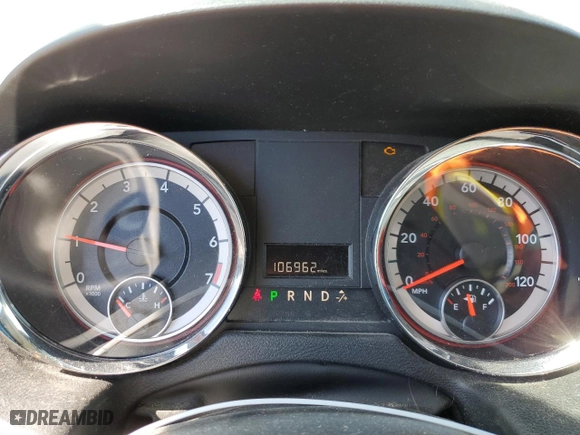 2015 Dodge Grand Caravan American Value Pkg with VIN 2C4RDGBG9FR625770, listed as a Copart auction lot 50350735 with 106,962 mi miles and Salvage Title. Bid and sale history available at carsss.com. Image 9.