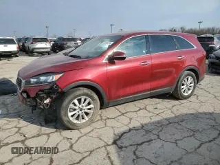 2020 Kia Sorento LX V6 with VIN 5XYPG4A52LG674242, listed as a Copart auction lot 47205115 with 0 mi miles and Salvage Title. Bid and sale history available at carsss.com. Image 1.