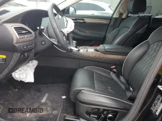 2021 Genesis G90 5.0L Ultimate with VIN KMTF54PH5MU090342, listed as a Copart auction lot 45631925 with 11,093 mi miles and Salvage Title. Bid and sale history available at carsss.com. Image 7.