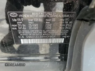 2017 Hyundai Santa Fe 2.4L with VIN 5NMZUDLB8HH048454, listed as a Copart auction lot 64727415 with 82,828 mi miles and Salvage title. Bid and sale history available at DreamBid. Image 13.