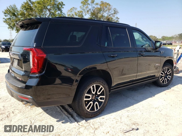 2022 GMC Yukon AT4 with VIN 1GKS2CKL8NR164924, listed as a Copart auction lot 75658914 with 0 mi miles and Salvage Title. Bid and sale history available at carsss.com. Image 3.