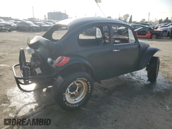 1967 Volkswagen Beetle with VIN 117653432, listed as a Copart auction lot 43755205 with Not Provided miles and Clean Title. Bid and sale history available at DreamBid. Image 3.