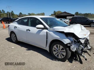 2024 Nissan Sentra S with VIN 3N1AB8BVXRY359352, listed as a Copart auction lot 49323845 with 12,067 mi miles and Salvage Title. Bid and sale history available at carsss.com. Image 4.