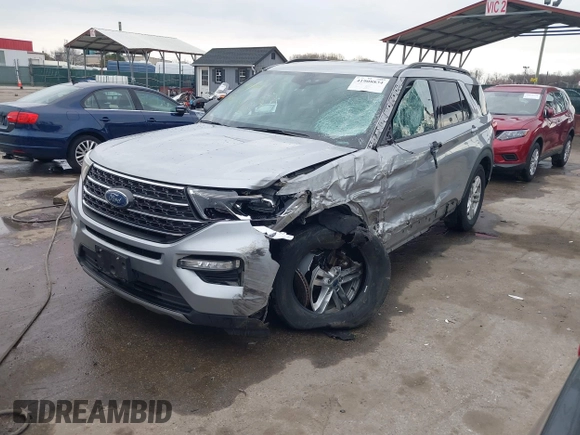 2021 Ford Explorer XLT with VIN 1FMSK8DH6MGC50773, listed as a IAAI auction lot 41908834 with 106,688 mi miles. Bid and sale history available at carsss.com. Image 18.